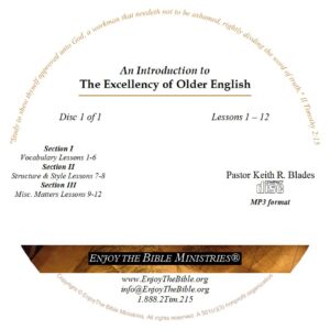 Excellency of Older English, An Introduction to - Image 2