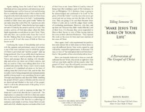 Make Jesus the Lord of Your Life