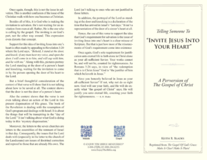 Invite Jesus Into Your Heart